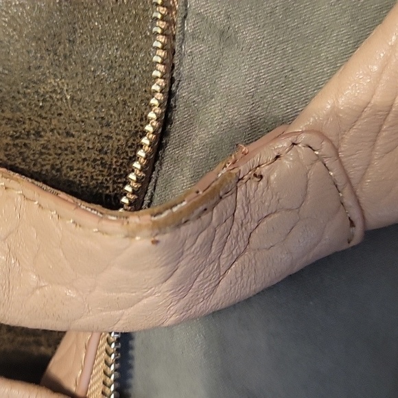 Vince CAMUTO Precious Blush Lambskin Steph Hobo Nappy Tote Bag - Picture 16 of 16